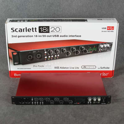 Weird problem with Scarlett 18i20 - Gearspace