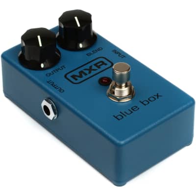 MXR M103 Blue Box Octave Fuzz Effects Pedal with Cables image 3