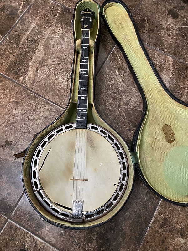 Ludwig Kingston 1920s Banjo Wohsc Reverb