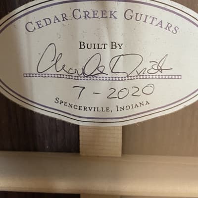 Charles Dick Cedar Creek Luthiers 000 Handmade Lutz Spruce / Rosewood 2020 image 7