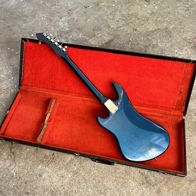 Guyatone Sharp 5 1970 - Electric blue sparkle original vintage MIJ