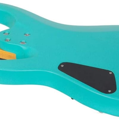 Schecter C-6 Deluxe 6-String Electric Guitar (Right-Hand, Satin Aqua) image 8