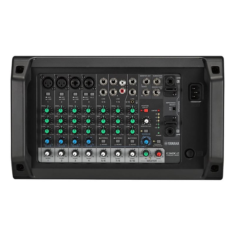 Yamaha EMX2 10 Channel 220-Watt Powered Analog Mixer image 2