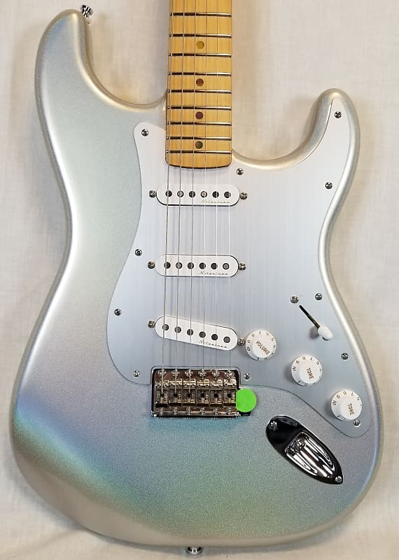 Fender H.E.R. Stratocaster Electric Guitar, Maple Fingerboard, Chrome Glow W/Bag image 1