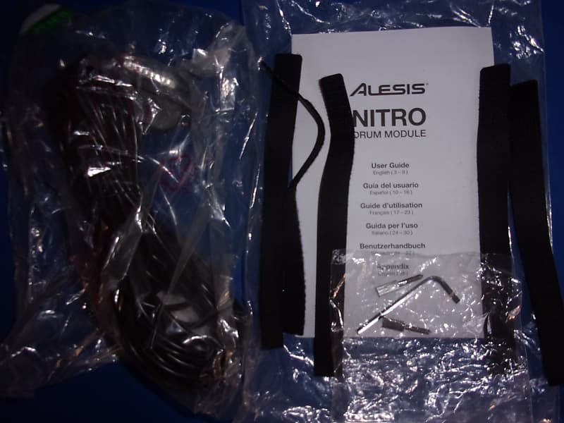 New Alesis Wiring Harness / Snake Cable Lot + Manual, 5 Straps, 2 screw Nitro Mesh / Rubber Drum Set image 1