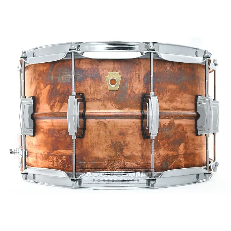 Ludwig Copper Phonic Snare Drum 14x8 Raw image 1