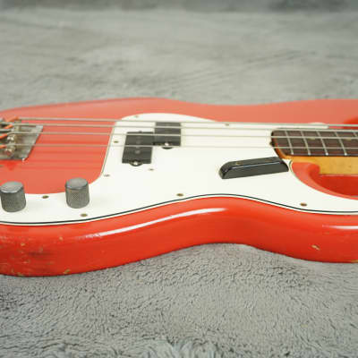 1966 Fender Precision Bass Original Fiesta Red + OHSC image 8