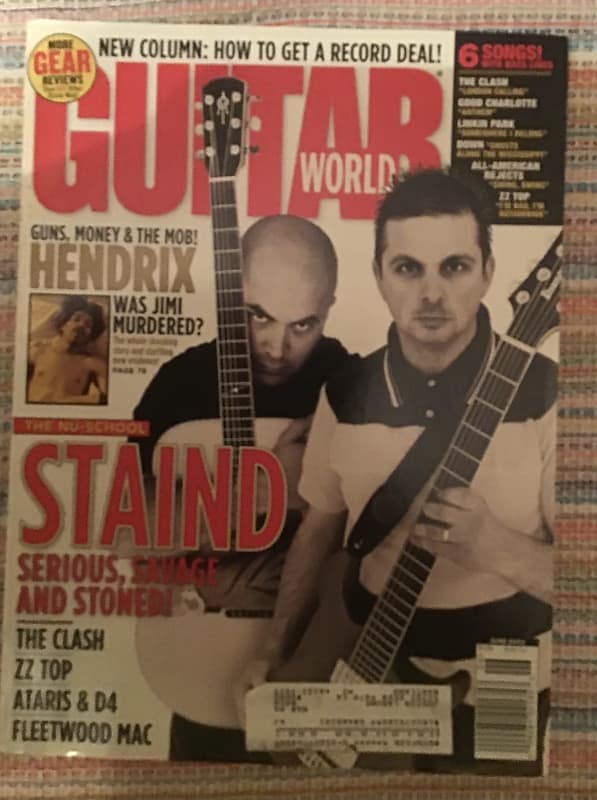 Guitar World Magazine Back Issue June 2003 Staind Reverb