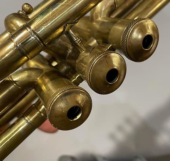 Pioneer long cornet 1940-41 - raw brass