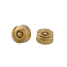 Gold Speed Knobs - Universal - For Guitar or Bass - Set of 2 image 1