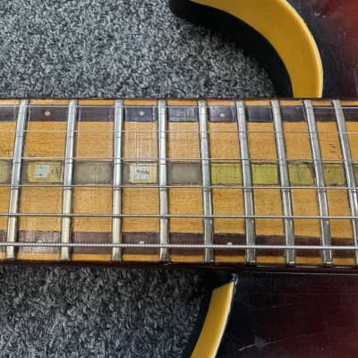 Mosrite Brass Rail 70s Red Burst image 12