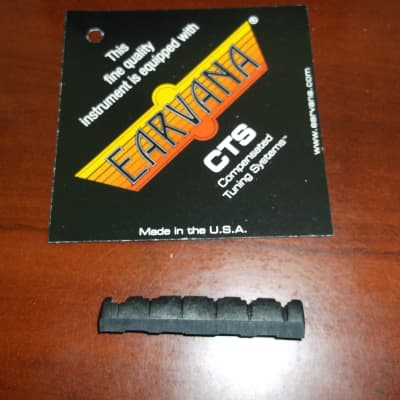 Earvana Drop-In Compensated Nut For Fender, 1-5/8", 9.5" Radius - BLACK