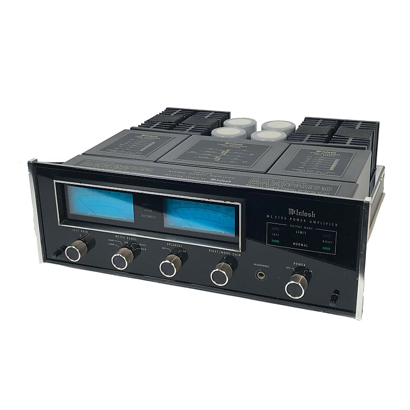 McIntosh MC2125 120-Watt Stereo Solid State Power Amplifier image 1
