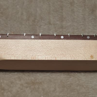 Telee Style Unfinished Neck Katalox on Hard Rock Maple 22 Medium Tall Frets C Profile 10" Radius! image 14
