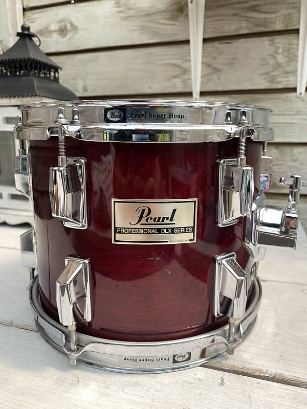 Pearl Professional DLX tom 10x8” 1983 - Wine red image 1