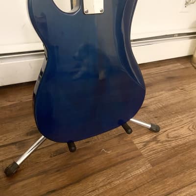 Gamma Custom Shop 4-string Blue/green burst Bass image 4
