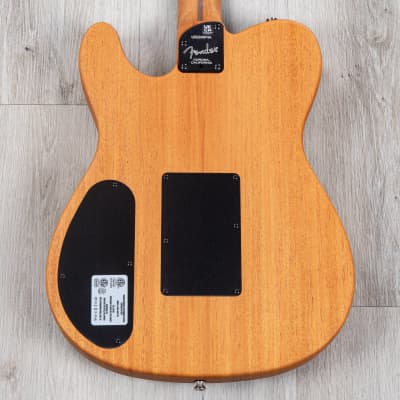 Fender American Acoustasonic Telecaster Guitar, Ebony Fretboard, Steel Blue image 7