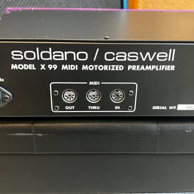 Soldano Caswell X99 Guitar Preamp Midi Motorized Preamplifier - rare! image 10