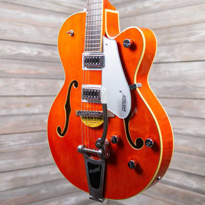 Gretsch G5420T Electromatic Hollow Body Single-Cut with Bigsby - Orange Satin (11512-WH) image 2