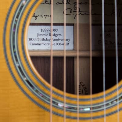 C. F. Martin  000-45 Jimmie Rodgers Flat Top Acoustic Guitar (1997), ser. #599322, original black tolex hard shell case. image 12
