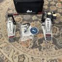 DW DWCP9002 9000 Series Double Bass Drum Pedal 2010s - Silver