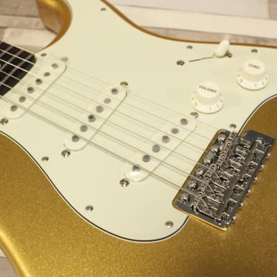 Fender FSR MIJ Hybrid II Stratocaster - Mystic Aztec Gold RW | Reverb