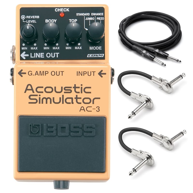 New Boss AC-3 Acoustic Simulator Guitar Effects Pedal!