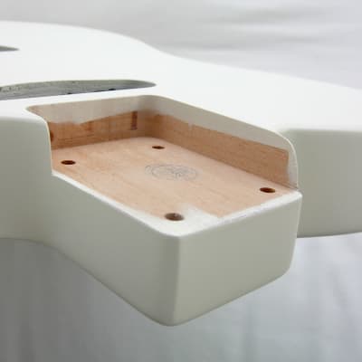 Telecaster Body / OLYMPIC WHITE/ 2-Piece Alder Nitro SATIN / (Fender Tele Specs) image 5