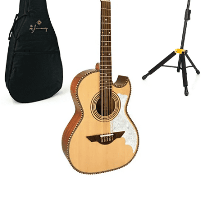 H. Jimenez Acoustic Bajo Quinto El Musico LBQ2 Solid Spruce Top +FREE Bag & Stand | Authorized Dealer image 1