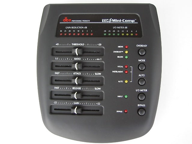 dbx MC6 MINI COMP コンプレッサー DBX MC6 Mini Compressor Compressor - Evolution Music
