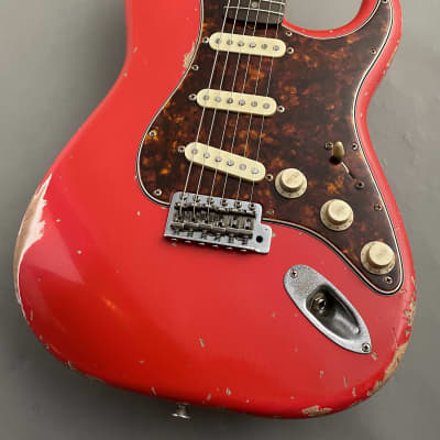 SCOOP CREATION WORKS 62-ST w/Tortoise Pickguard Hard Aged - Fiesta Red  ≒3.51kg [Made in Japan][GSB019] | Reverb The Netherlands