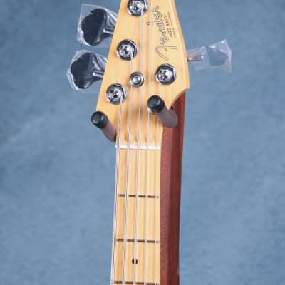 Fender American Professional II Jazz Bass V Maple Fingerboard - Mystic Surf Green - US210106186-Mystic Surf Green image 5