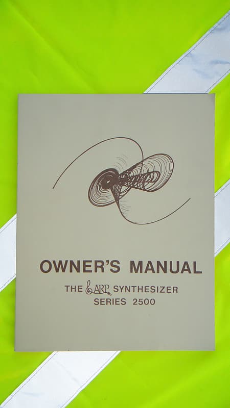 Super Expensive Manual for super expensive ARP 2500 Synth - Mint ! image 1