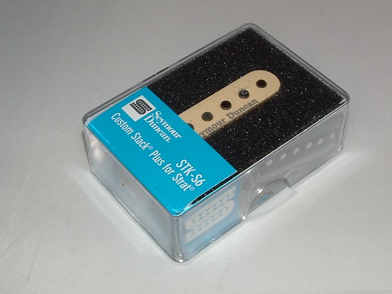 Seymour Duncan STK-S6 Custom Stack Plus for Strat Pickup (Cream) -   New with Warranty image 1