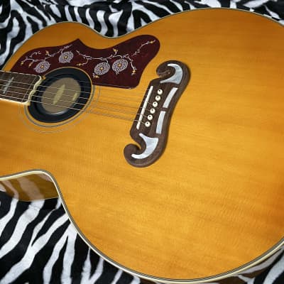 New Epiphone J-200 Antique Natural 6.2lbs- Authorized Dealer- In Stock- G01657 image 4
