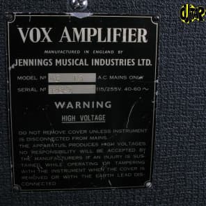 Vox Vox AC 10 Twin - 2x 10" 1965 Black Tolex image 6