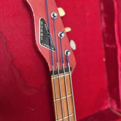*VALENTINE’S DAY SALE * Circa 1961 Burns Sonic Bass Left Handed Lefty Rare Vintage Collector Lefthand w/ OHSC image 10