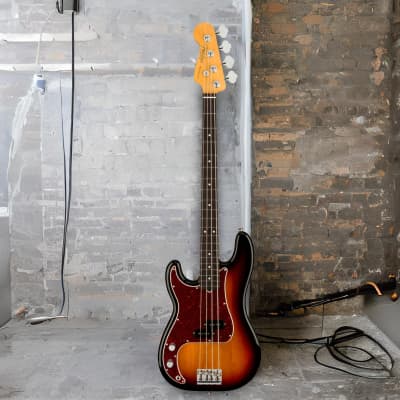 Fender American Professional II Precision 4-String Bass Guitar Left-Handed (3-Color Sunburst) image 8