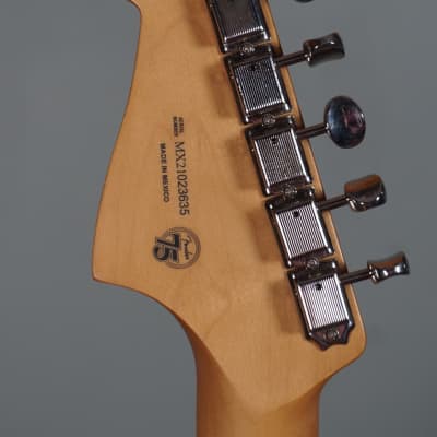 Fender Noventa Jazzmaster, Fiesta Red, Maple fb, w/deluxe gig bag image 7