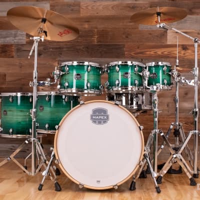 MAPEX ARMORY SPECIAL EDITION 7 PIECE DRUM KIT, EMERALD BURST image 1