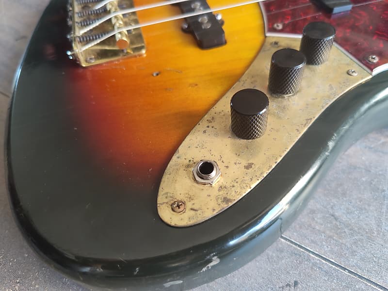 Greco JB-500S 1974年製 日本製 ジャズベース 3TS Greco JB500S Electric Bass Sunburst 1974 – Topshelf Instruments