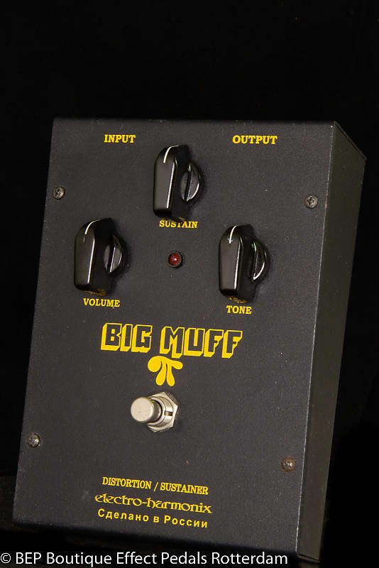 Electro-Harmonix/Sovtek Black Russian Big Muff π V8 Small Box 4 Screws as  used by MUSE | Reverb