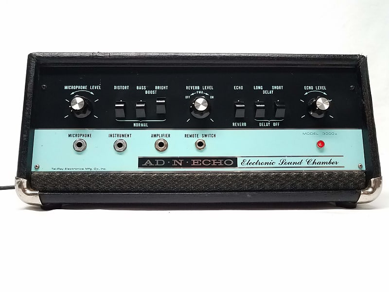 Tel-Ray Ad-N-Echo 3000a 60's Oil can delay &reverb | Reverb