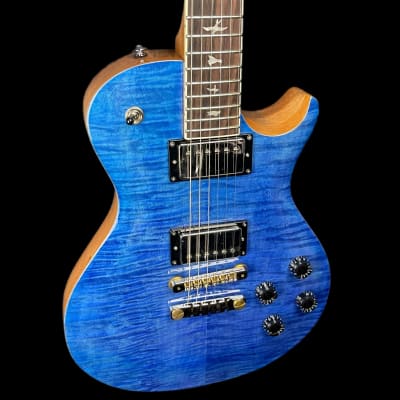 PRS SE McCarty 594 Singlecut Electric Guitar in Faded Blue image 2