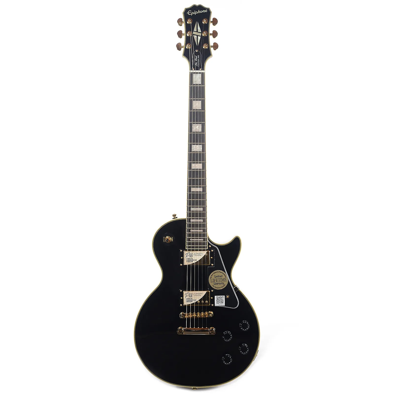 低価大特価Epiphone Les Paul Custom Pro 2015年製 中古美品 ギター
