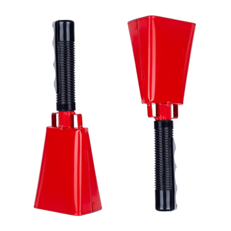 8PCS Steel Cowbell With Handle Clappers Noisemakers Cowbells for Sporting  Events