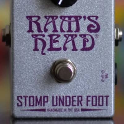 Stomp Under Foot Ram's Head (Violet Version) Fuzz Pedal | Reverb
