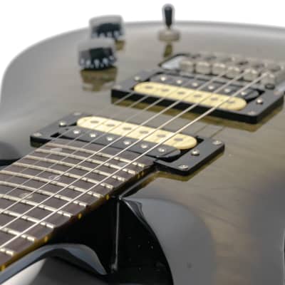 2008 Tokai LG50Q Electric Guitar with Gigbag - Transparent Black image 7