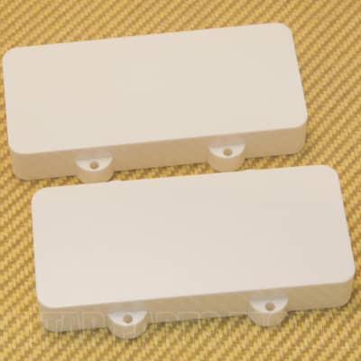 PCJZWNH White Pickup Cover Set for Fender Jazzmaster® No Pole Piece Holes