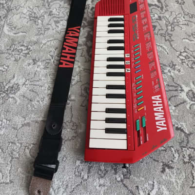 Yamaha SHS-10R Keytar 1987 - Red vintage retro key tar midi keyboard keys